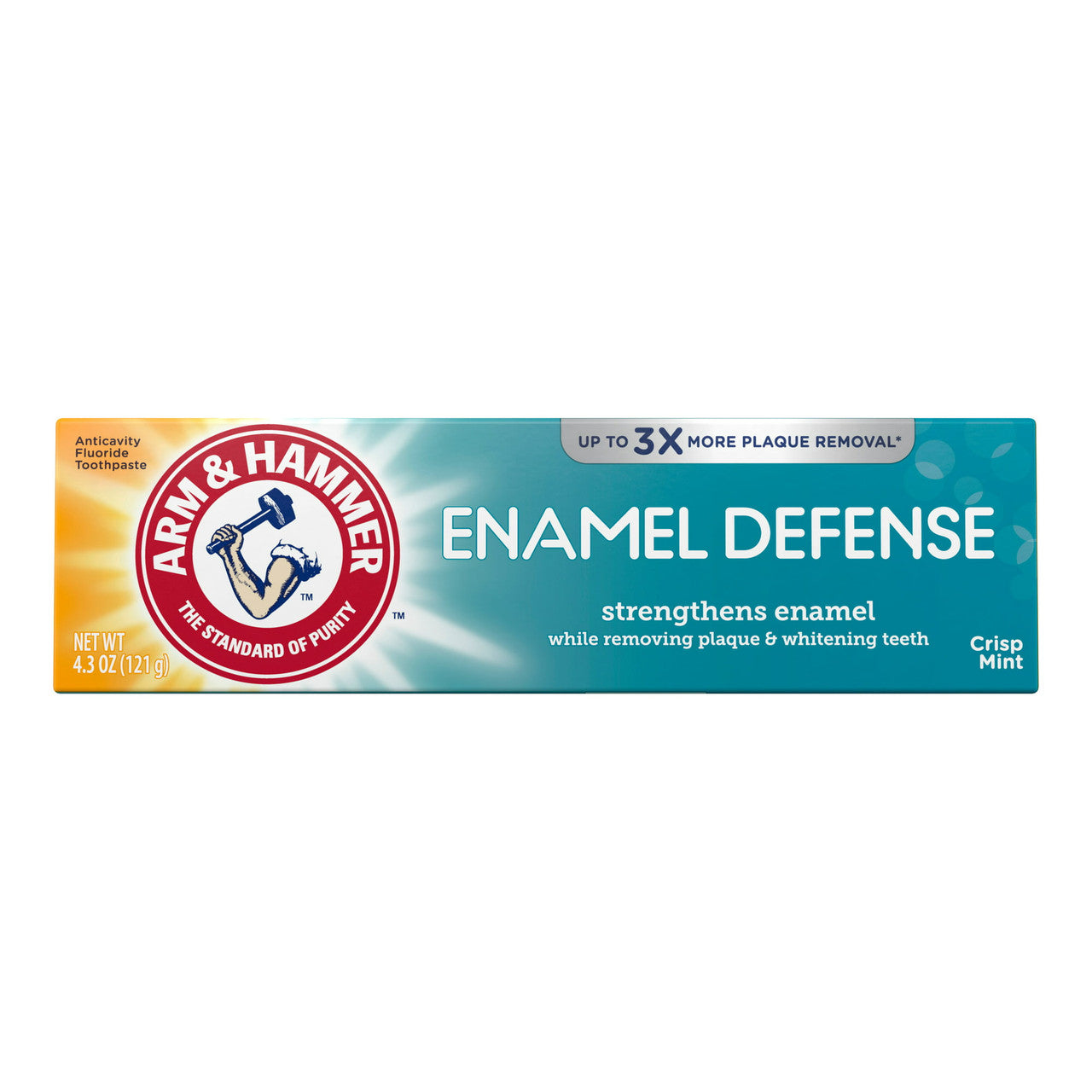 Arm & Hammer Crisp Mint Enamel Defense Fluoride Toothpaste - 4.3 oz